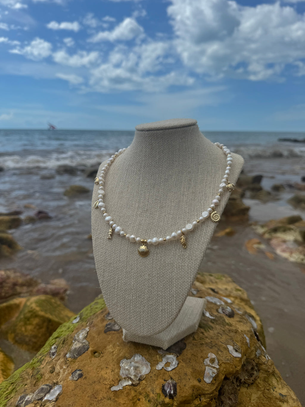Mermaid’s charm choker