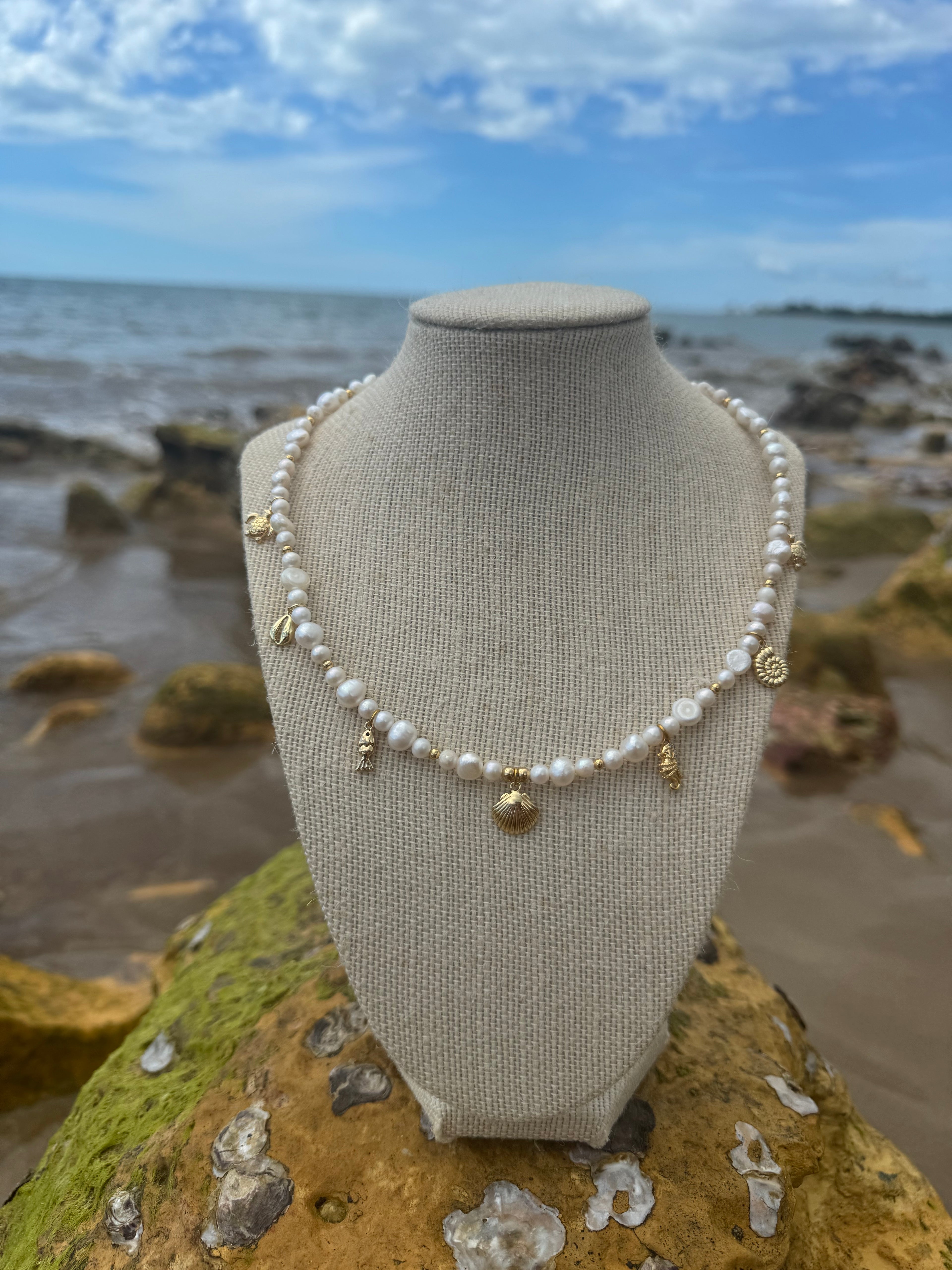 Mermaid’s charm choker