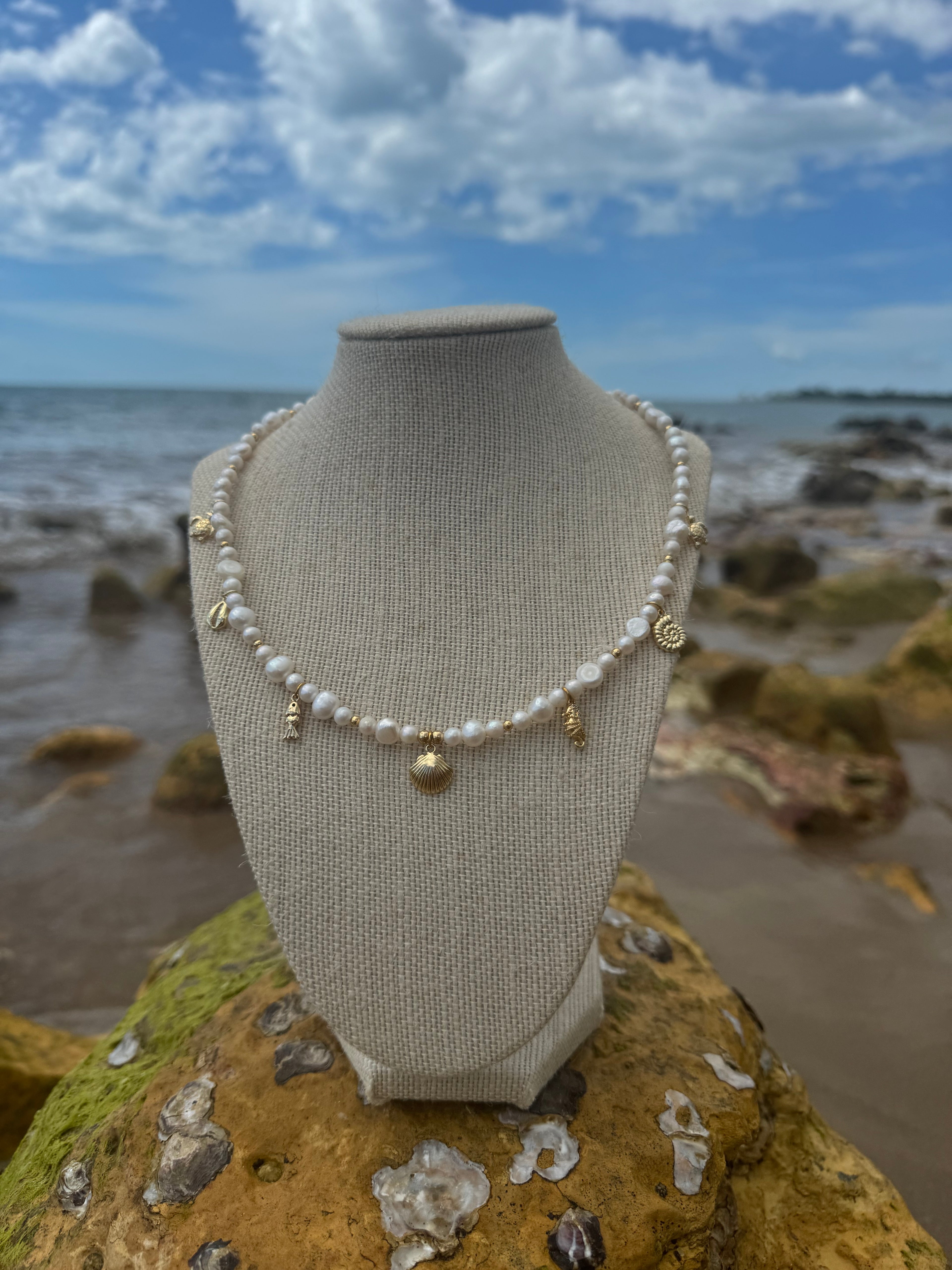 Mermaid’s charm choker